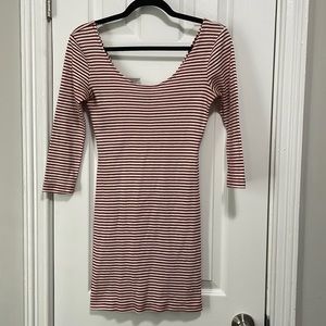 Sparkle & fare stripped bodycon dress